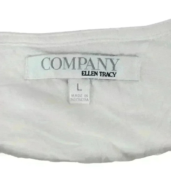 Company Ellen Tracy Womens Blouse Size Large Short - Picture 4 of 6
